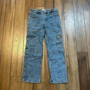 Tilly's RSQ Double Knee Cargo Jeans Boys Size‎ 14